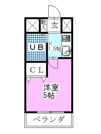 カスタリア船橋の物件間取画像